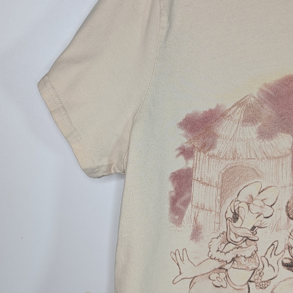 Disney Tiki Kingdom Disneystore T-Shirt Hula Hut Minnie Mouse Daisy L - Picture 9 of 15